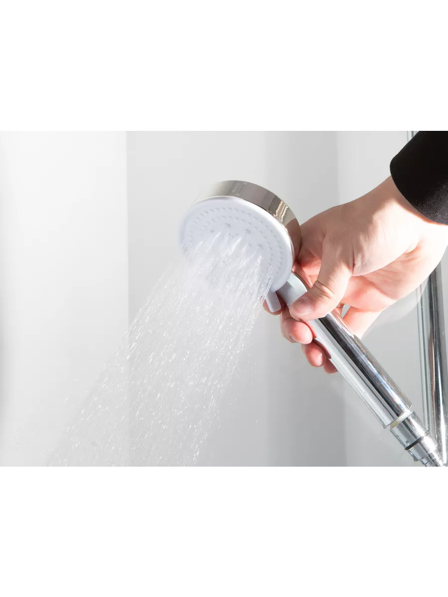 Waterbesparende Power-Shower Original X60 Douchekop - Bespaar tot 35% - Hoge Druk Zilver